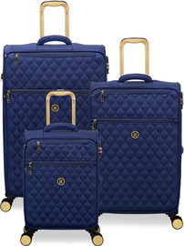 It Luggage סט מזוודות בד קלות 3 יח' 30/25/20 מבית IT Luggage דגם GLIMMERING בצבע כחול